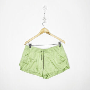 ADIDAS Stella McCartney Running Short green drawcord liner womens LARGE